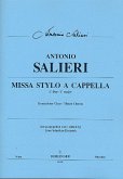 Missa stylo a cappella C-Dur für gem Chor a cappella Partitur