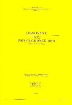 Cover Pičce (1854) pour grand orgue
