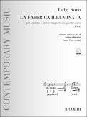 La fabbrica illuminata (+DVD) für Sopran und Tonband Partitur (it)