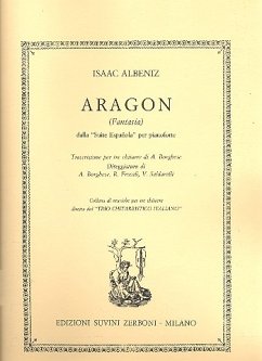 Cover Aragon dalla Suite Espanola per pianoforte