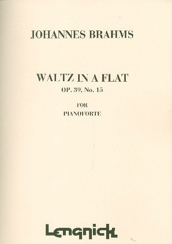 Walzer As-Dur op.39,15 für Klavier