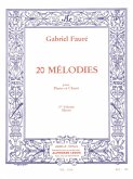 20 mélodies vol.1 pour mezzo-soprano et piano