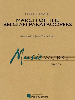 Pierre Leemans, March of the Belgian Paratroopers Concert Band/Harmonie Partitur + Stimmen