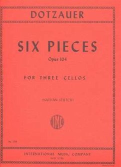 6 Pieces op.104 for 3 violoncellos Stimmen