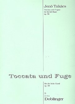 Cover Toccata und Fuge op.56 für die linke Hand für Klavier