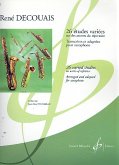 26 études variées sur des ouevres du répertoire pour saxophone
