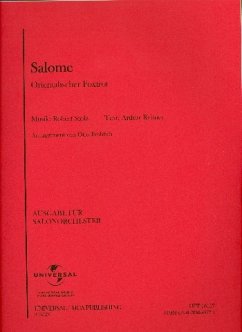 Cover Salome: für Salonorchester Klavierdirektion und Stimmen