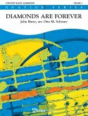 John Barry, Diamonds Are Forever Concert Band/Harmonie and Trombone, Voice, Alto- and Tenor Saxophone Partitur + Stimmen