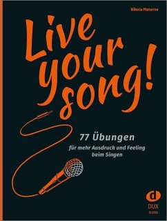 Cover Live your Song für Gesang