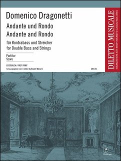 Cover Andante und Rondo für Kontrabaß und Streicher Partitur