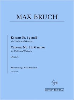 Konzert g-Moll Nr.1 op.26 für Violine und Orchester für Violine und Klavier