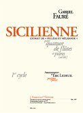 Sicilienne pour 4 flutes (piano ad lib) partition et parties