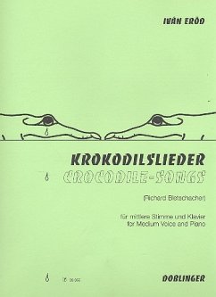 Krokodilslieder für mittlere Singstimme und Klavier (dt/en)