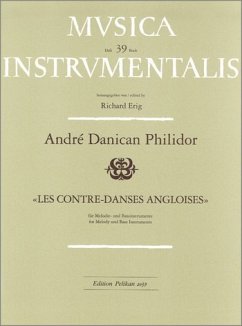 Cover Les contre-danses angloises für Melodieinstrument und Klavier