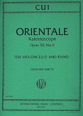 Orientale Kaleidoscope op.50,9 for violoncello and piano