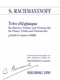 Trio elegiaque g-Moll für Klaviertrio