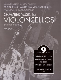 Cover Kammermusik für Violoncelli Band 9 für 4 Violoncelli Partitur und Stimmen