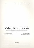 Früchte, die verboten sind: Einzelausgabe für Gesang und Klavier