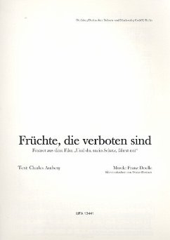 Früchte, die verboten sind: Einzelausgabe für Gesang und Klavier