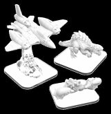 Raptix, Steel Shell Crab, Strike Fighter  Monsterpocalypse Elite Protectors Units (metal)