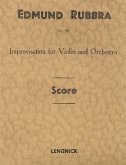 Improvisation op.89 for violin and orchestra score Improvisation op.89 for violin and orchestra score