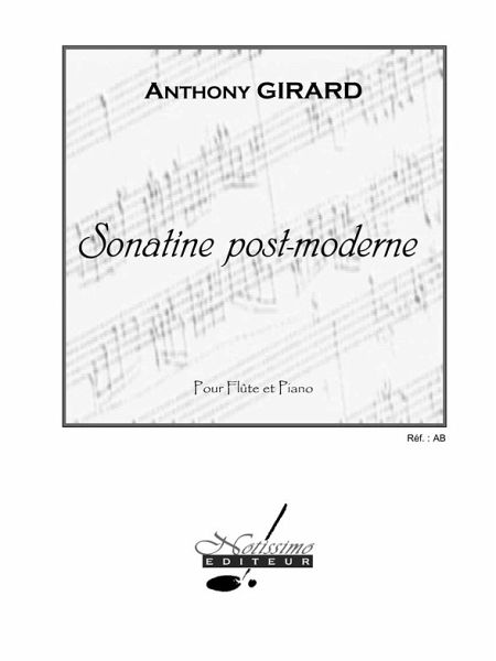 GIRARD SONATINE POST-MODERNE FLUTE ET PIANO