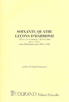 Cover 64 lecons d' harmonie offertes en hommage a gallon