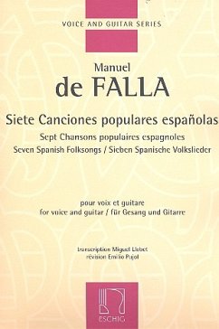 Cover 7 Chansons populaires espagnoles pour voix et guitare (sp/fr)