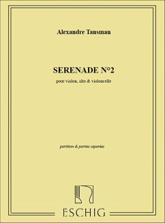 SERENADE NO. 2 POUR TRIO A CORDES PARTITUR UND STIMMEN