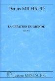 La creation du monde op.81a Ballet / Studienpartitur