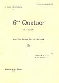 Quatuor fa majeur no.6 pour quatuor ŕ cordes partition miniature