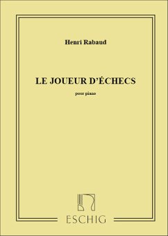Rabaud Joueur D'Echecs Piano Pianoforte