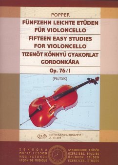 Cover 15 leichte Etüden op.76 Band 1 für Violoncello