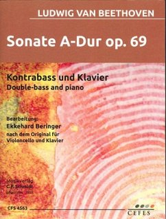 Cover Sonate A-Dur op.69 für Kontrabass und Klavier