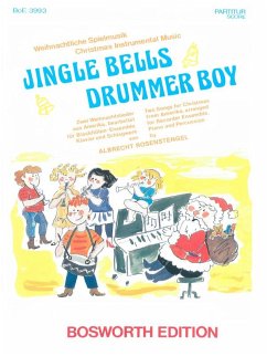 Cover Jingle Bells - The Drummerboy für Blockflötengruppen mit Schlagwerk Partitur und Stimmen