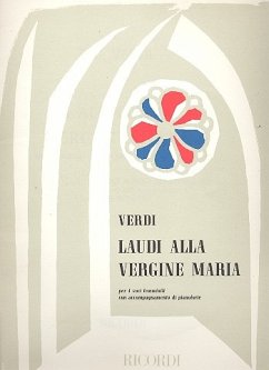 Cover Laudi alla vergine maria für 4 Frauenstimmen (Frauenchor) und Klavier Partitur