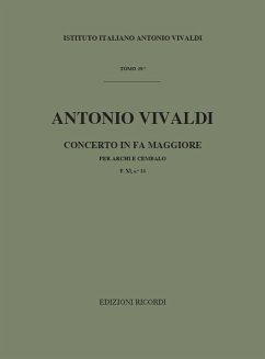 A. Vivaldi Concerti Per Archi E B.C.: In Fa Rv 136 Concerti Per 2 Sinfonie Per Archi