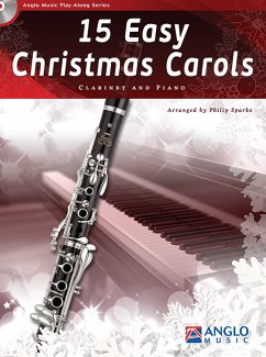 Cover 15 easy Christmas Carols (+CD) for clarinet and piano