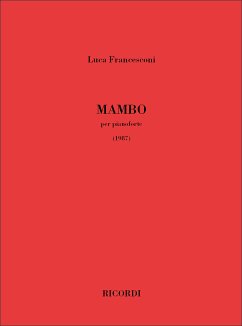 Cover Luca Francesconi, Mambo Klavier Buch