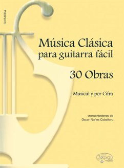 Cover Música Clásica para Guitarra Fácil, 30 Obras