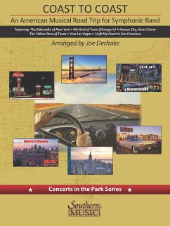 Cover Coast to Coast: An American Musical Road Trip Symphonic Band Partitur + Stimmen
