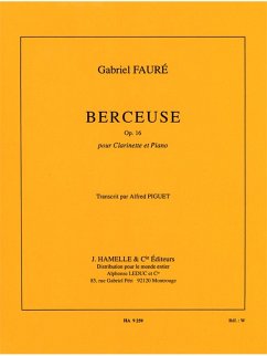 Cover Berceuse Op.16