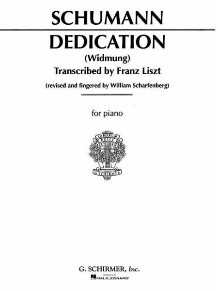 Dedication (Widmung) Dedication (Widmung)