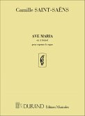 Ave Maria pour sopran et orgue (en si bémol)