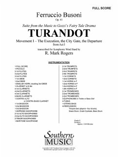 Cover Turandot - Movement 1 Orchestra Partitur