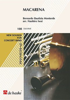 Cover Bernardo Bautista Monterde Macarena Trumpet and Concert Band/Harmonie Partitur