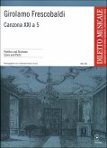 Canzona XXI a 5 für 5 Instrumente und Bc Partitur und Stimmen Canzona XXI a 5 für 5 Instrumente und Bc Partitur und Stimmen