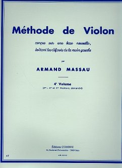 Méthode de violon vol.4 2me, 4me et 5me positions, démanché