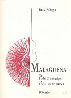 Cover MALAGUENA FUER 1 ODER 2 KONTRA- BAESSE PARTITUR+STIMME