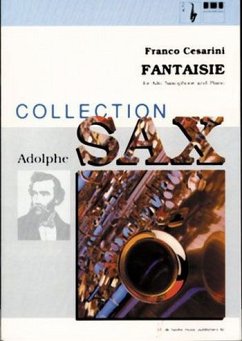 Cover Franco Cesarini Fantaisie Alto Saxophone Buch